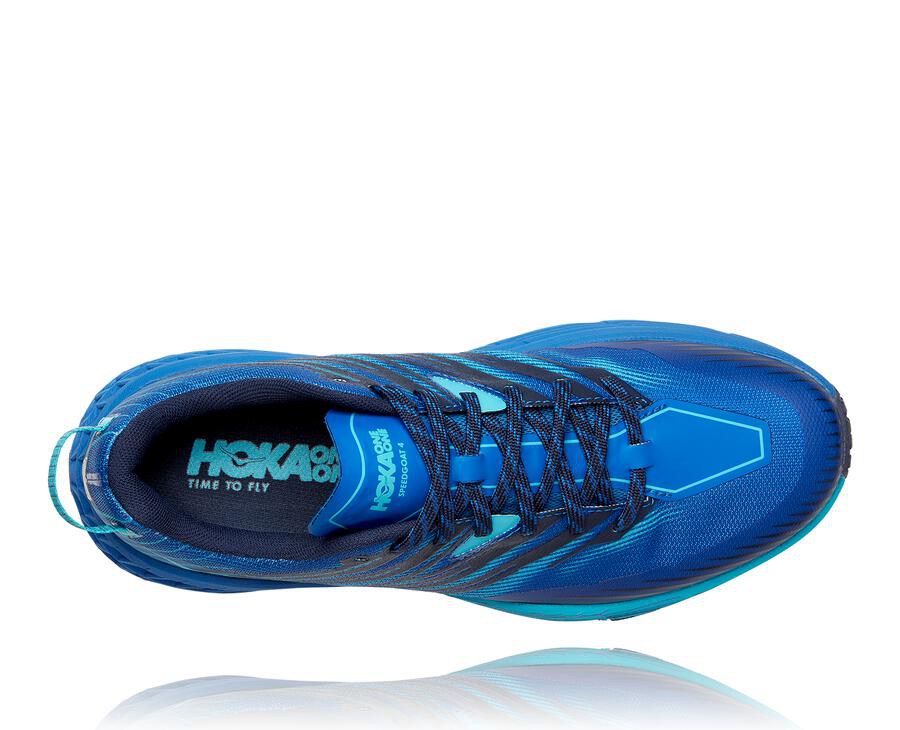 Hoka One One Trainers Mens Blue - Speedgoat 4 - 07291UOKX